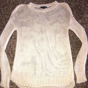 American Eagle white/cream knit sweater